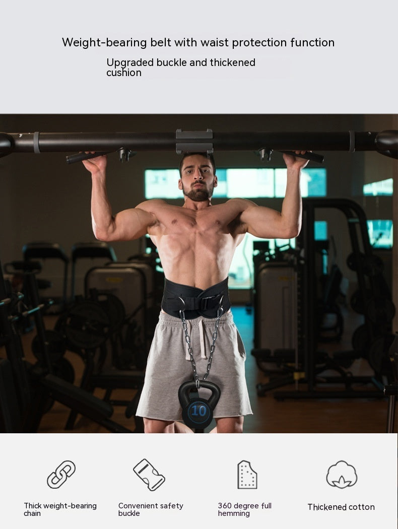 Belt Men's Pull-up Parallel Barbell