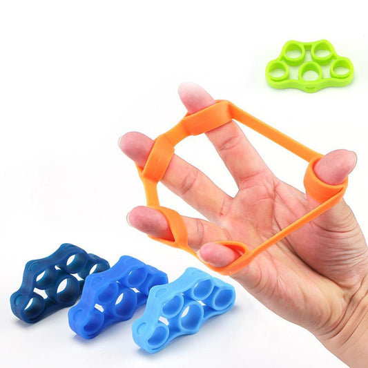 Colorful silicone tubing fingers for finger strength training, enhancing muscle strength and blood circulation.